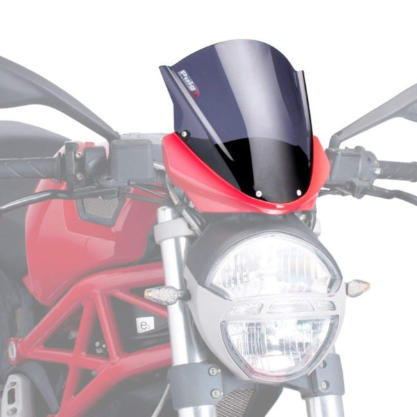 Puig Puig racing screen | dark smoke | ducati monster 1100 2009>2010